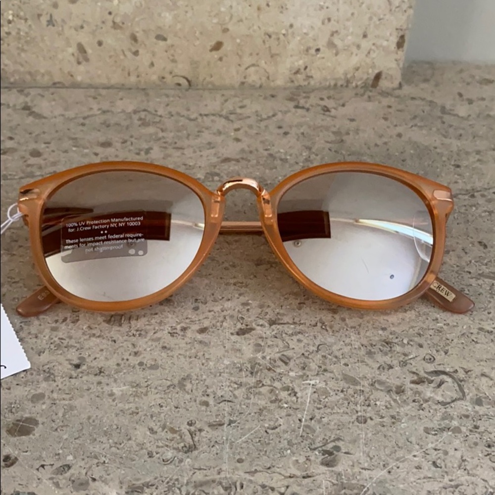 J. Crew Mirrored Rose Gold Sunglasses - Picture 7 of 10